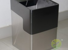 室內立式方形不銹鋼垃圾桶